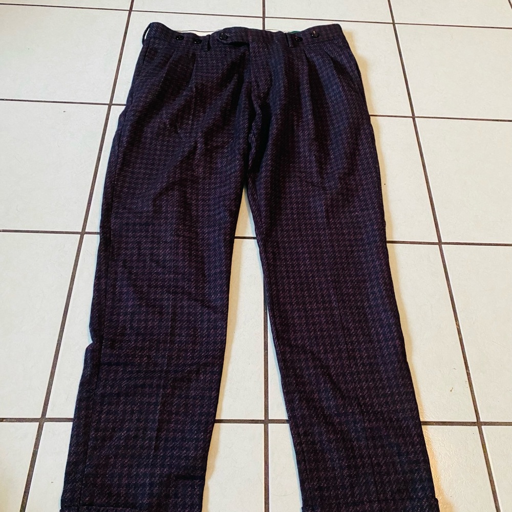 Berwich Men's Dark Patterned Chinos